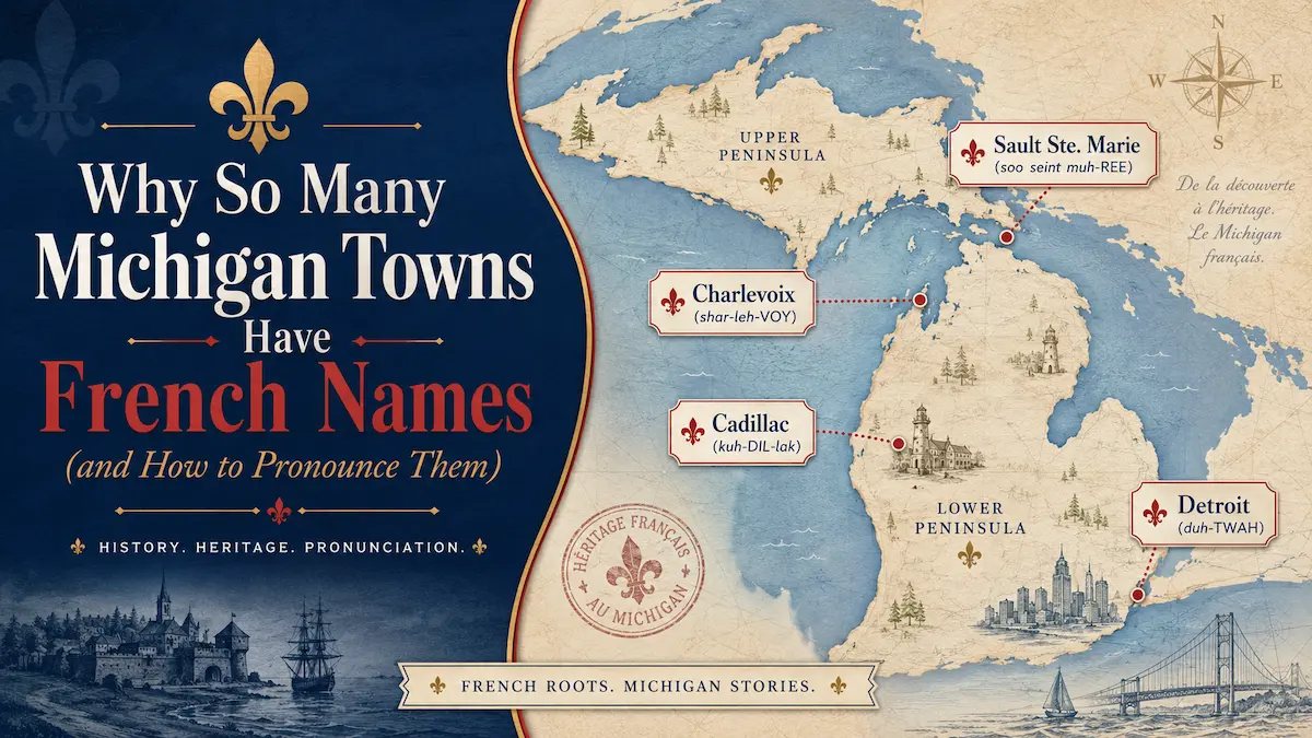 Why So Many Michigan Towns Have French Names (and How to Pronounce Them)